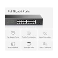 TP-Link MS116GS netwerk-switch Gigabit Ethernet (10/100/1000) Zwart - thumbnail