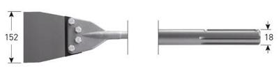 Rotec SDS-MAX Spachtelbeitel 152x635mm - 2151090 - 215.1090 Rotec SDS-MAX Spachtelbeitel 152x635mm - 2151090 - 215.1090