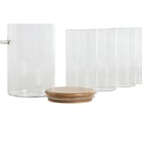 Glazenset Home ESPRIT Transparant Bamboe Borosilicaatglas 210 ml - thumbnail