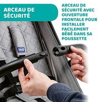 Chicco Trolley Me Lichtgewicht wagen 1 zitplaats(en) Zwart, Grijs - thumbnail