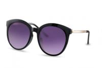 CWI zonnebril dames cat. 3 zwart/goud vlinder - thumbnail