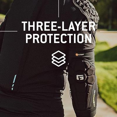 G-FORM elleboog protectie "pro rugged 2" elbow prot. pro rugged 2 m black - thumbnail