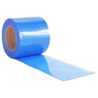 VidaXL Deurgordijn 200x1,6 mm 50 m pvc blauw - thumbnail