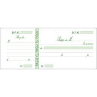 Exacompta ontvangsten, ft 9 x 13 cm, 50 vel, horizontaal, franstalig - thumbnail