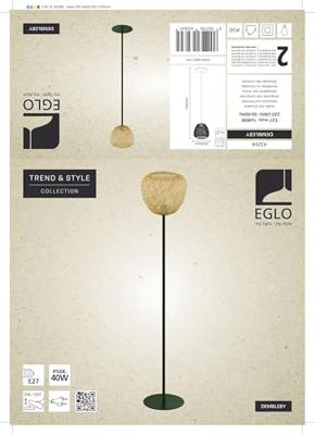 Eglo Rotan vloerlampDembleby - 43264
