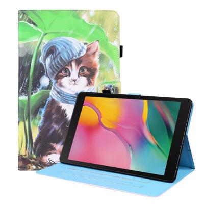 Voor Samsung Galaxy Tab A 8.0 2019 SM-T290 / SM-T295 Dierpatroon Horizontale Flip Lederen Case met Houder & Card Slots & Fotolijst (Bib Kitten) Voor Samsung Galaxy Tab A 8.0 2019 SM-T290 / SM-T295 Dierpatroon Horizontale Flip Lederen Case met Houder & Card Slots & Fotolijst (Bib Kitten)