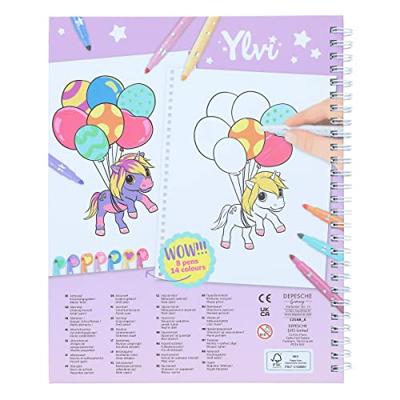 Ylvi kleurboek met viltstiften