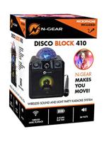 N-Gear Disco Block 410 Zwart - thumbnail
