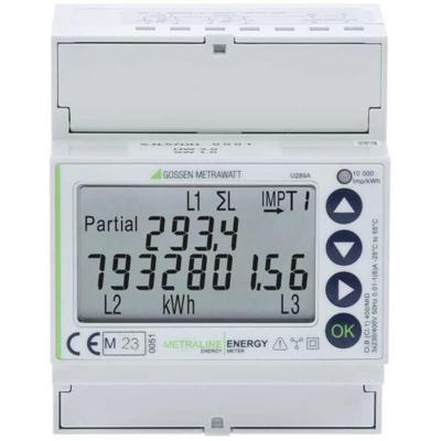 Gossen Metrawatt U289C METRALINE ENERGY kWh-meter 3-fasen met S0-interface Digitaal Conform MID: Ja 1 stuk(s) Gossen Metrawatt U289C METRALINE ENERGY kWh-meter 3-fasen met S0-interface Digitaal Conform MID: Ja 1 stuk(s)