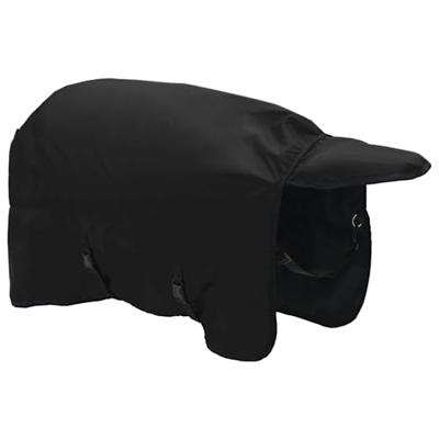 VidaXL Paardendeken donkergroen en zwart 165 cm polyester VidaXL Paardendeken donkergroen en zwart 165 cm polyester