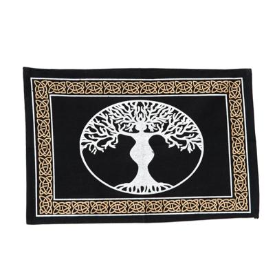 Katoenen Altaarkleed met Goddess Tree (46 x 30 cm)
