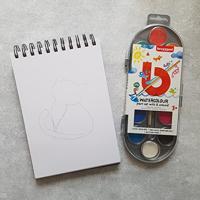 Bruynzeel Waterverf met Penseel 12 Kleuren - thumbnail