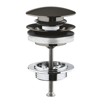 Grohe Waste Others met Push Open Plug Hard Graphite Geborsteld Grohe Waste Others met Push Open Plug Hard Graphite Geborsteld