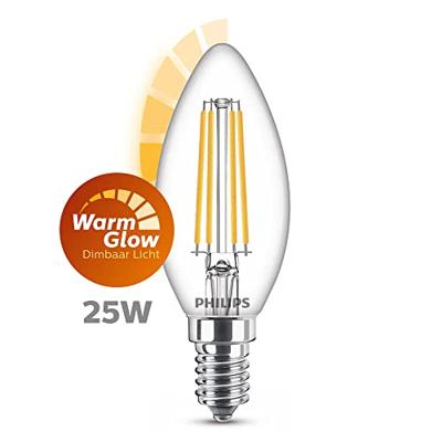 Philips led lamp E14 25W 340Lm kaars helder dimbaar Philips led lamp E14 25W 340Lm kaars helder dimbaar