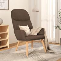 Relaxstoel stof taupe - thumbnail