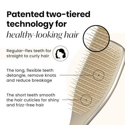 Tangle Teezer the ultimate detangler chrome champagne gold