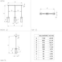 Eglo Houten eettafellampNafferton - 43744 - thumbnail