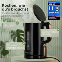 Clatronic WK 3834 waterkoker 1 l 900 W Zwart - thumbnail