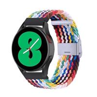 By Qubix - Braided nylon bandje - Multicolor - Compatible met Xiaomi Mi Watch/Compatible met Xiaomi Watch 2 / Compatible met Xiaomi Watch S1 / S2 / S3 / S4 - Compatible Xiaomi bandje - thumbnail