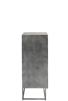 J-Line kast Shanil 2 Deuren - hout|ijzer - naturel - thumbnail