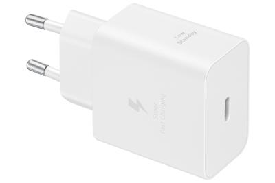 Samsung EP-T4511X, snellaadadapter USB-C oplader met 45W snel opladen, compatibel met apparaten van andere fabrikanten, inclusief datakabel, wit Samsung EP-T4511X, snellaadadapter USB-C oplader met 45W snel opladen, compatibel met apparaten van andere fabrikanten, inclusief datakabel, wit