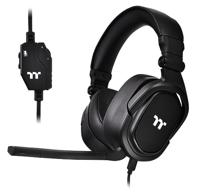 Thermaltake Argent H5 Stereo Gaming Headset Over Ear headset Kabel Stereo Zwart Volumeregeling, Microfoon uitschakelbaar (mute) Gamen - thumbnail