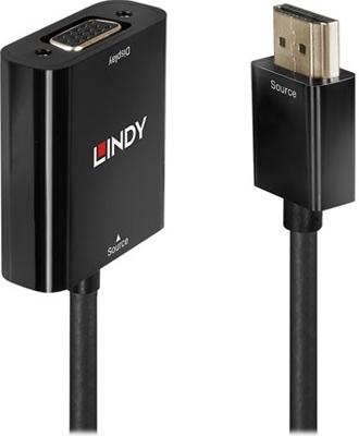 Lindy 38291 HDMI-VGA kabel 0,1m 1920 x 1200Pixels 1080p Lindy 38291 HDMI-VGA kabel 0,1m 1920 x 1200Pixels 1080p