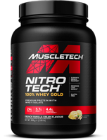 MuscleTech Nitro Tech 100% Whey Gold French Vanilla Cream (908 g) - thumbnail