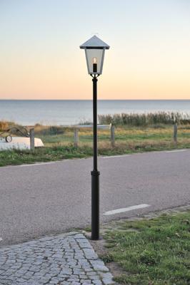 Konstsmide 437-750 Benu Staande buitenlamp Spaarlamp, LED E27 100 W Zwart