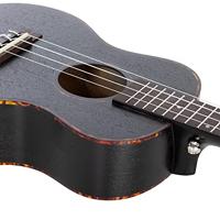 Cascha HH 2305L tenor ukelele zwart met gigbag - linkshandig - thumbnail