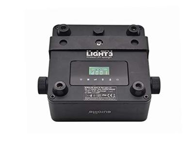 Eurolite 41700020 AKKU IP Flat Light 3 sw DMX LED-lichteffect Aantal LEDs: 3 8 W