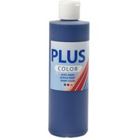 Plus Color acrylverf, marineblauw, 250 ml/ 1 fles - thumbnail