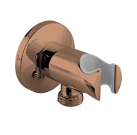 Best Design Handdouchehouder Dijon Opsteek Muuraansluiting PVD Brons - thumbnail