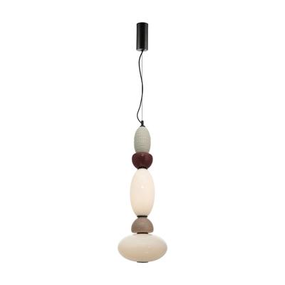 By-Boo Hanglamp 'Garca' Verticaal, Keramiek en glas By-Boo Hanglamp 'Garca' Verticaal, Keramiek en glas