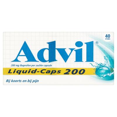 Advil Reliva Liquid Capsules 200 mg - voor pijn en koorts