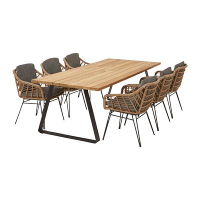 4 Seasons Cottage tuinstoel + Taste Basso tuintafel 240x100 cm.