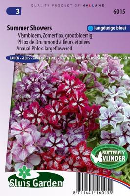 Phlox Drummondii zaden Summer Showers vlambloem