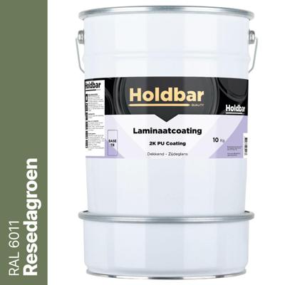 Holdbar Laminaatcoating Resedagroen (RAL 6011) 10 Kg
