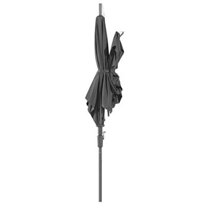 Stokparasol Asymetriq Asymetrique Sideway 360 x 220 cm grey zonwering - Madison