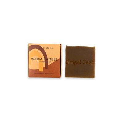 Simpel Zeep Lichaamszeep - warm kaneel - 110 gram