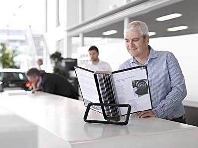 Zichtpanelensysteem bureau Tarifold VEO PP A4 met 10-tassen zwart Zichtpanelensysteem bureau Tarifold VEO PP A4 met 10-tassen zwart