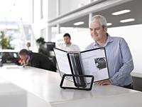 Zichtpanelensysteem bureau Tarifold VEO PP A4 met 10-tassen zwart - thumbnail