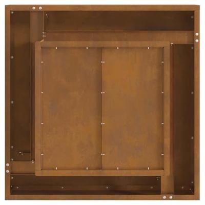 VidaXL Vuurkorf bruin 60 x 60 x 30 cm cortenstaal VidaXL Vuurkorf bruin 60 x 60 x 30 cm cortenstaal
