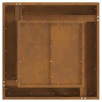 Vuurkorf Bruin 60 x 60 x 30 cm Cortenstaal - thumbnail