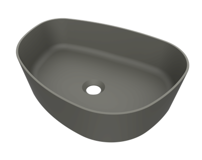 Waskom Arcqua Rocker Cast Marble 50x37 cm Organisch Mat Beton Arcqua