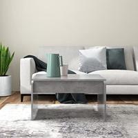 Salontafel 68x50x38 cm bewerkt hout betongrijs - thumbnail