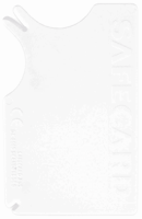 TRIXIE SAFECARD TEKENVERWIJDERAAR KUNSTSTOF WIT 8X5 CM 4 ST - thumbnail