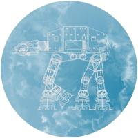 Komar Into Adventure; Komar Dots Behangcirkel Star Wars - AT-AT - DD1-025 - thumbnail