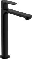 Wastafelmengkraan HansGrohe Rebris S Eengreeps 240 CoolStart EcoSmart+ Voor Waskommen met Trekwaste Mat Zwart - thumbnail