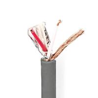 DMX-Kabel | 110 Ohm | 2x 0.23 mm² | 100.0 m | Rond | PVC | Donkergrijs | Rol - thumbnail